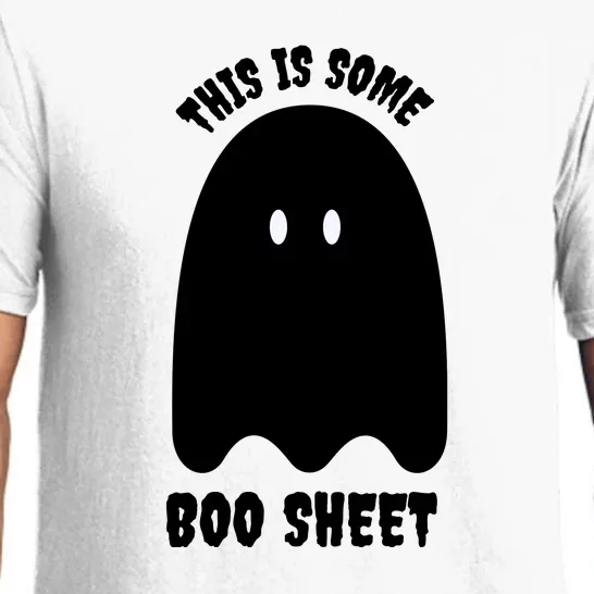 This Is Some Boo Sheet Halloween Ghost Funny Pajama Set