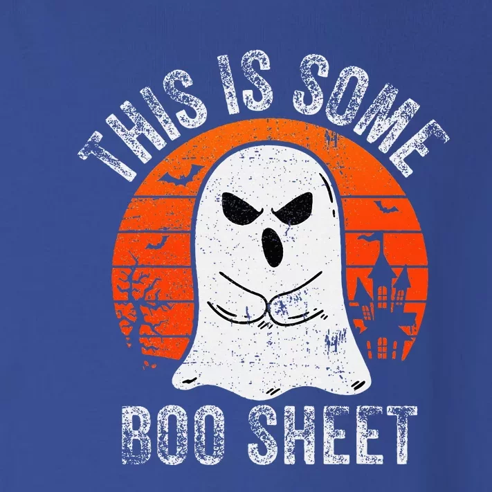 This Is Some Boo Sheet Ghost Halloween Costume Toddler Long Sleeve Shirt