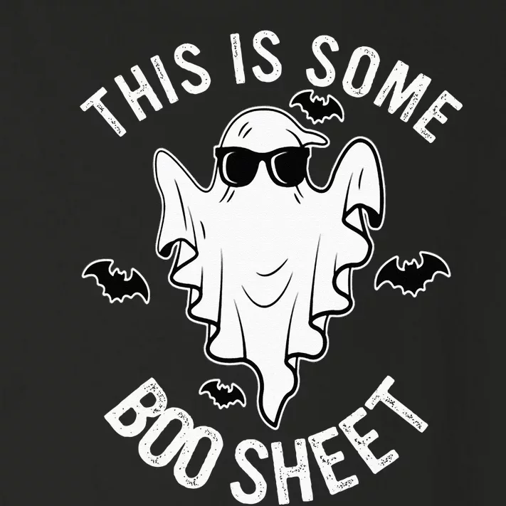 This Is Some Boo Sheet Ghost Halloween Costume Toddler Long Sleeve Shirt