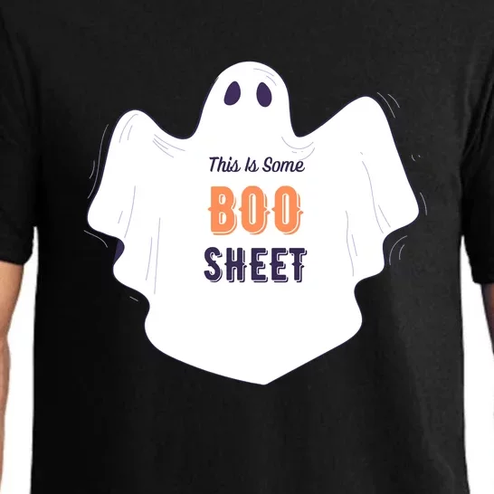 This Is Some Boo Sheet Halloween Ghost Funny Pajama Set