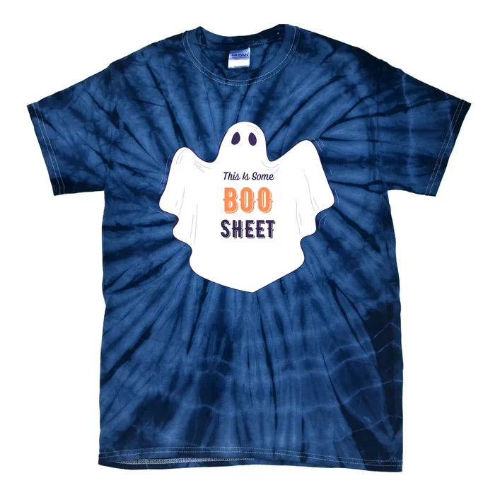 This Is Some Boo Sheet Halloween Ghost Funny Tie-Dye T-Shirt