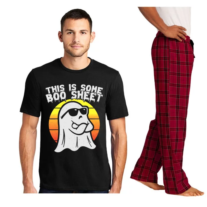 This Is Some Boo Sheet Halloween Funny Cool Ghost Halloween Gift Pajama Set