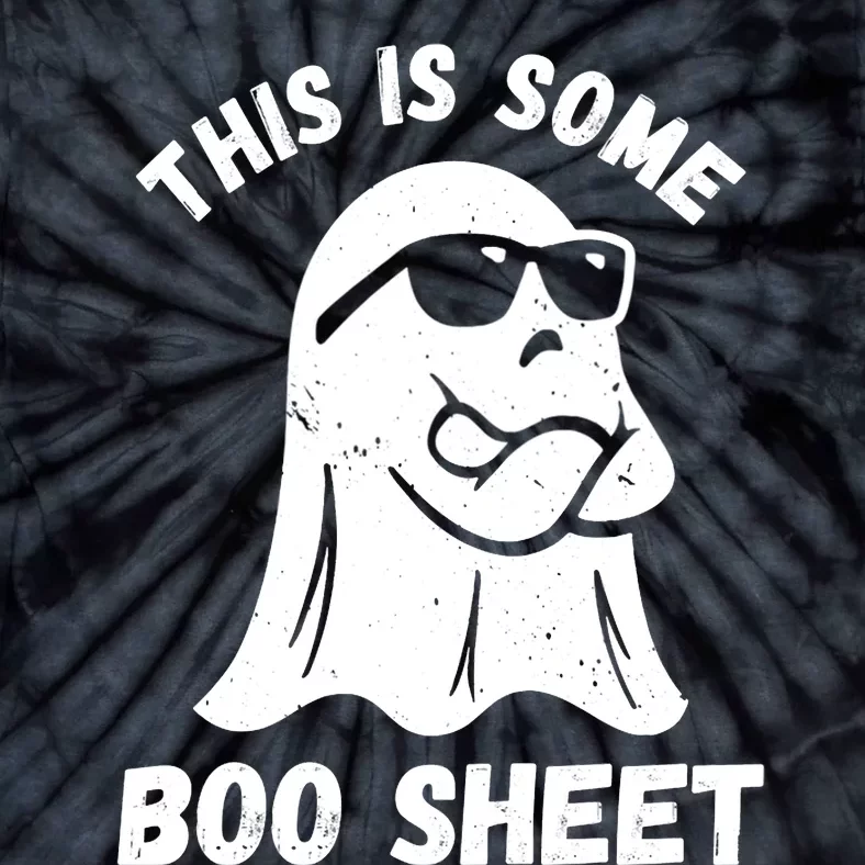 This Is Some Boo Sheet Halloween Ghost Funny Gifts Tie-Dye T-Shirt