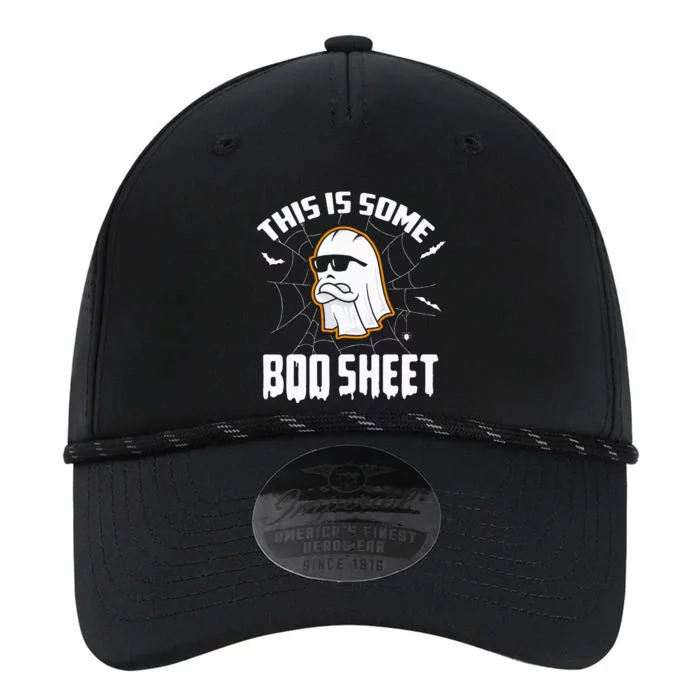 This Is Some Boo Sheet Funny Halloween Ghost Costume Performance The Dyno Cap