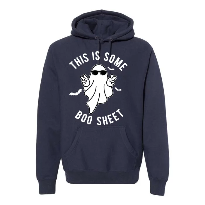 This Is Some Boo Sheet Ghost Funny Halloween Premium Hoodie