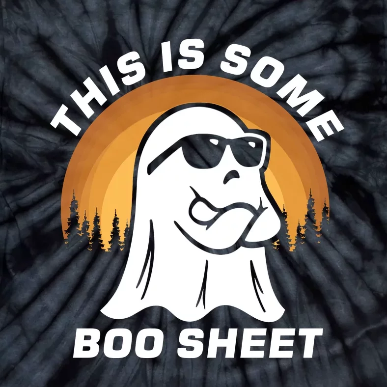 This Is Some Boo Sheet Funny Halloween Ghost Boo Costume Tie-Dye T-Shirt