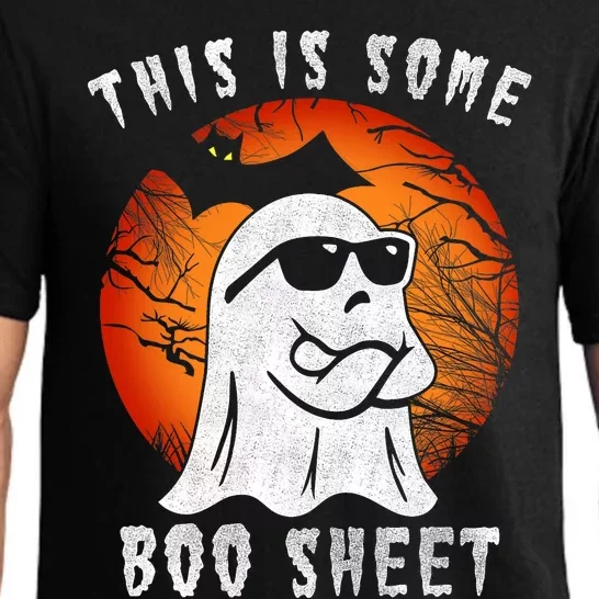 This Is Some Boo Sheet Halloween Ghost Funny Gift Pajama Set