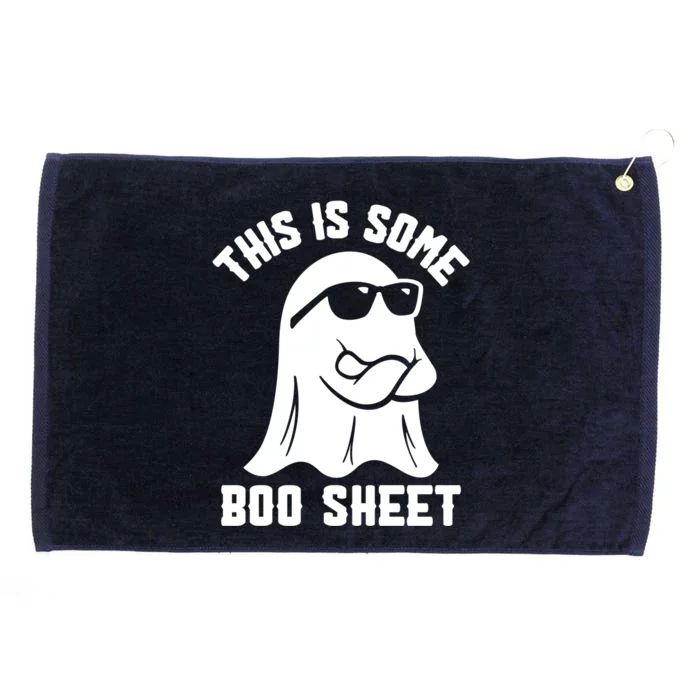 This Is Some Boo Sheet Funny Spooky Boo Ghost Halloween Gift Grommeted Golf Towel