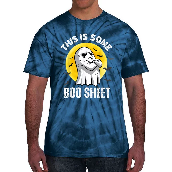 This Is Some Boo Sheet Halloween Ghost Funny Tie-Dye T-Shirt