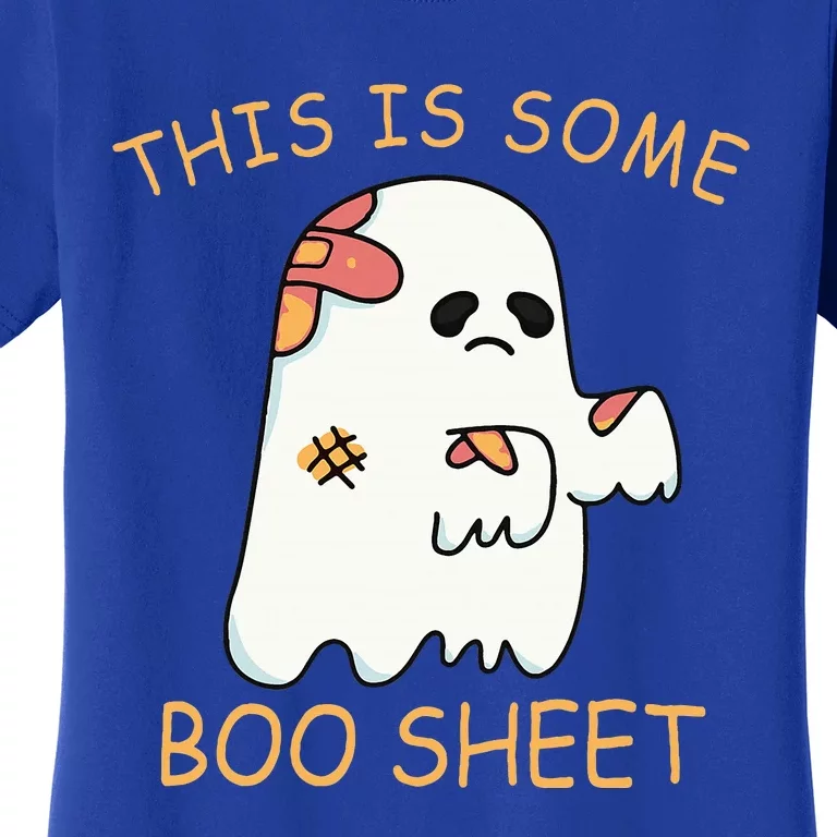 This Is Some Boo Sheet Ghost Halloween Costume Women's T-Shirt