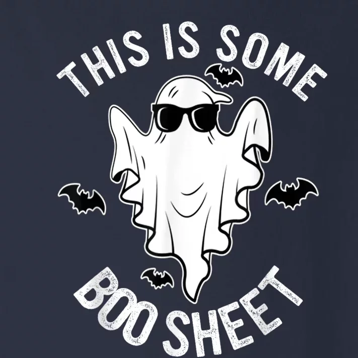 This Is Some Boo Sheet Ghost Halloween Costume Toddler Long Sleeve Shirt