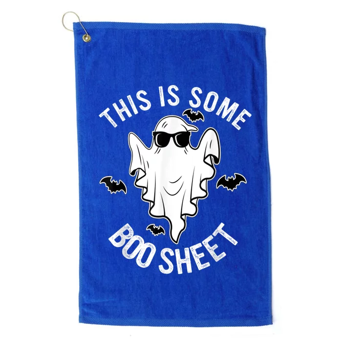 This Is Some Boo Sheet Ghost Halloween Costume Platinum Collection Golf Towel