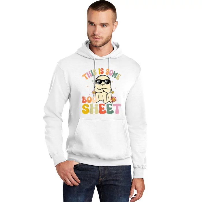 This Is Some Boo Sheet Groovy Ghost Funny Halloween Costume Hoodie