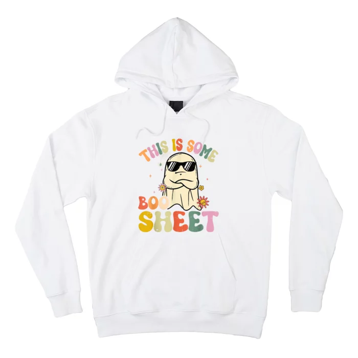 This Is Some Boo Sheet Groovy Ghost Funny Halloween Costume Hoodie