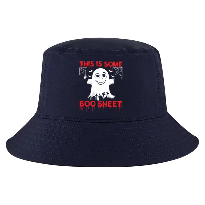 This Is Some Boo Sheet Funny Halloween Ghost Gift Cool Comfort Performance Bucket Hat