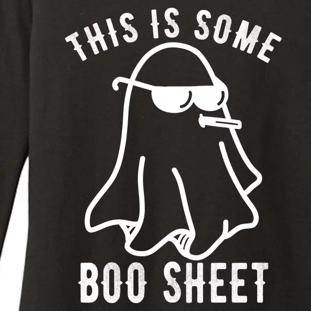 This Is Some Boo Sheet Funny Ghost Womens CVC Long Sleeve Shirt