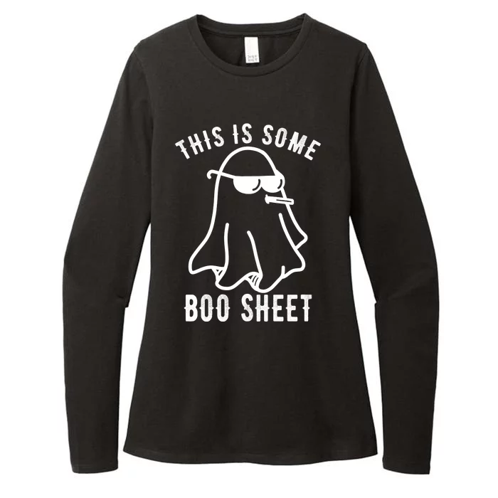 This Is Some Boo Sheet Funny Ghost Womens CVC Long Sleeve Shirt