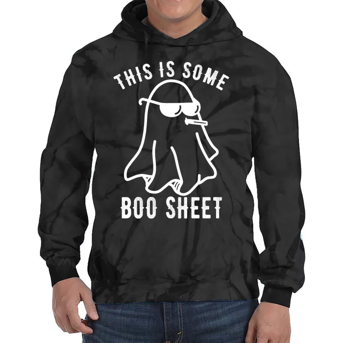 This Is Some Boo Sheet Funny Ghost Tie Dye Hoodie