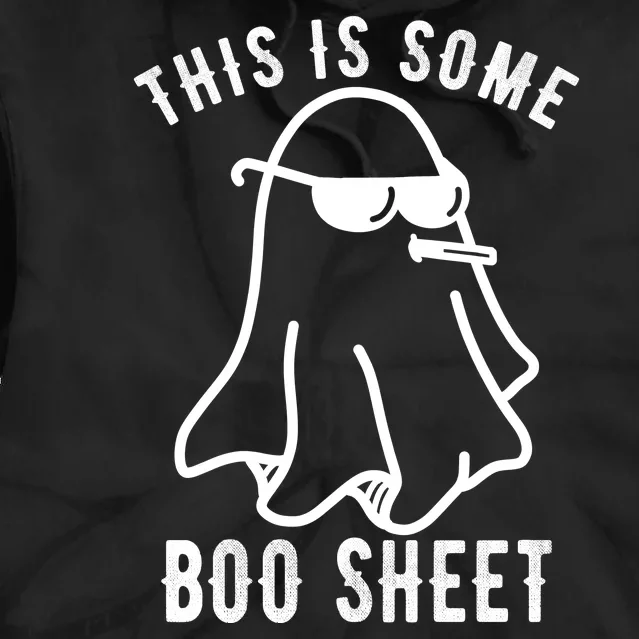 This Is Some Boo Sheet Funny Ghost Tie Dye Hoodie