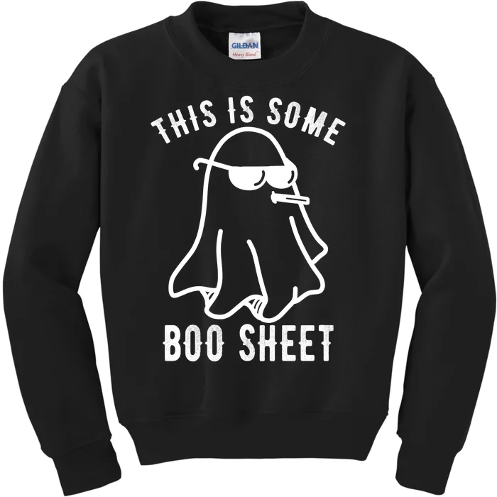 This Is Some Boo Sheet Funny Ghost Kids Sweatshirt