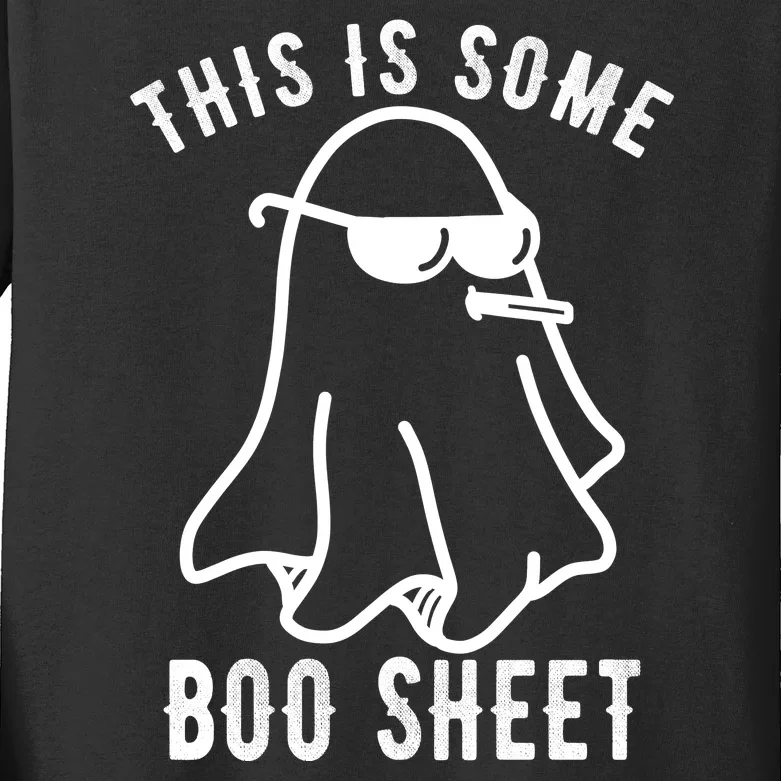 This Is Some Boo Sheet Funny Ghost Kids Long Sleeve Shirt