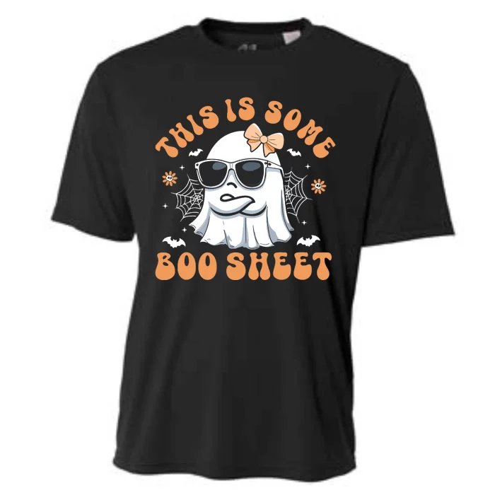 This Is Some Boo Sheet Cute Ghost Halloween Cooling Performance Crew T-Shirt