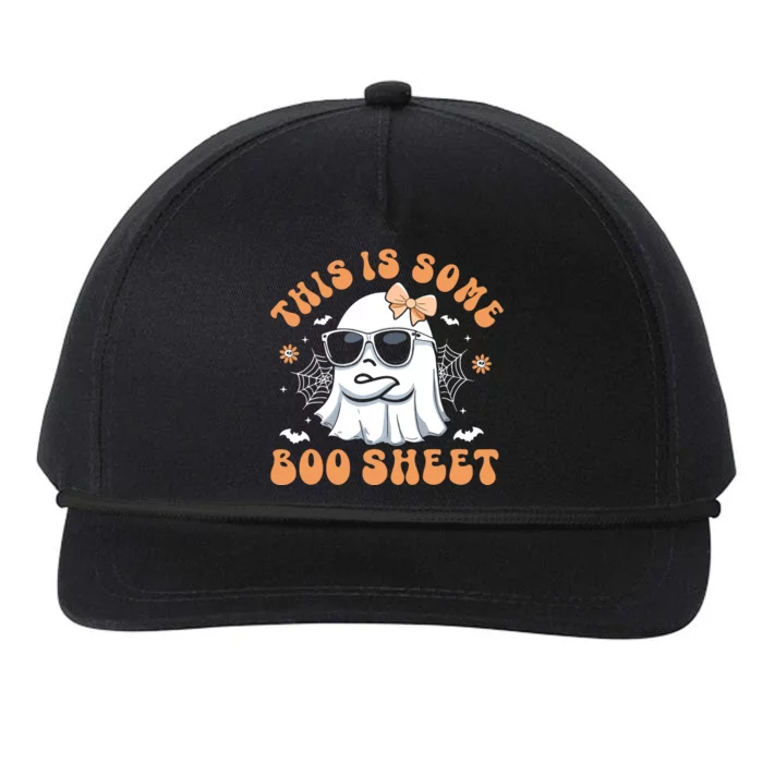 This Is Some Boo Sheet Cute Ghost Halloween Snapback Five-Panel Rope Hat