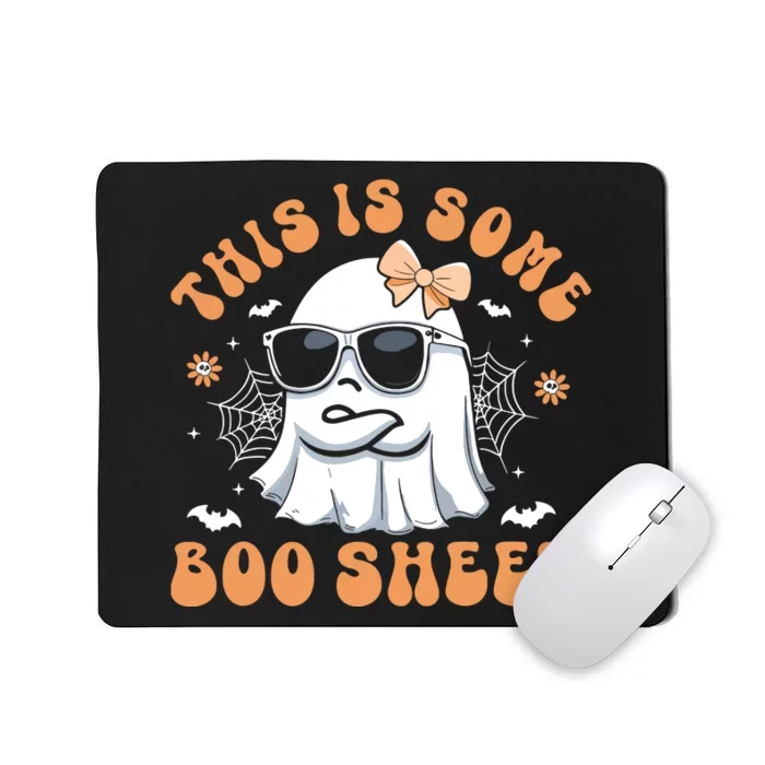 This Is Some Boo Sheet Cute Ghost Halloween Mousepad