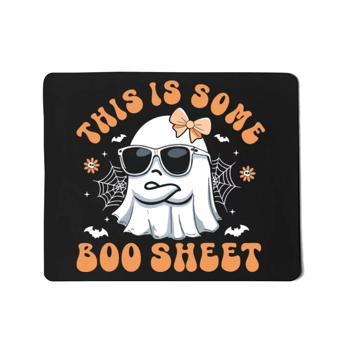 This Is Some Boo Sheet Cute Ghost Halloween Mousepad