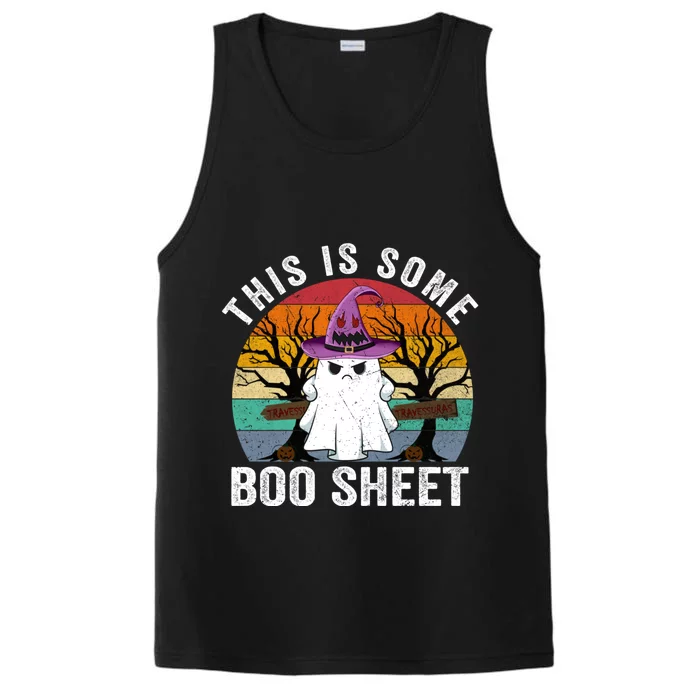 This Is Some Boo Sheet Ghost Halloween Costume Performance Tank