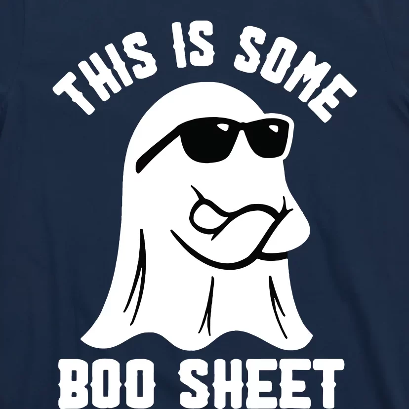 This Is Some Boo Sheet Ghost Retro Halloween Costume T-Shirt