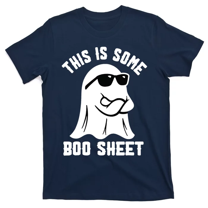 This Is Some Boo Sheet Ghost Retro Halloween Costume T-Shirt