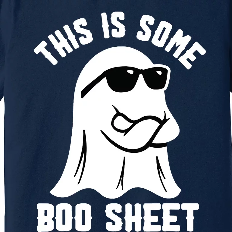 This Is Some Boo Sheet Ghost Retro Halloween Costume Premium T-Shirt