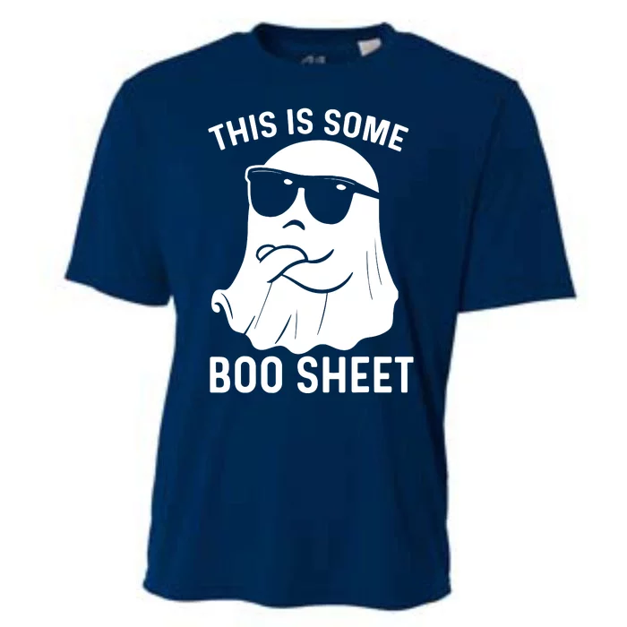 This Is Some Boo Sheet Ghost Halloween Costume Cooling Performance Crew T-Shirt