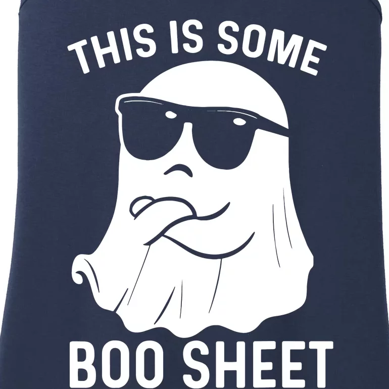 This Is Some Boo Sheet Ghost Halloween Costume Ladies Essential Tank