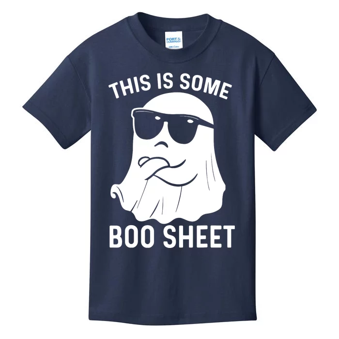 This Is Some Boo Sheet Ghost Halloween Costume Kids T-Shirt