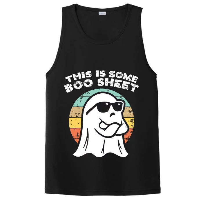 This Is Some Boo Sheet Ghost Sunglasses Halloween Performance Tank