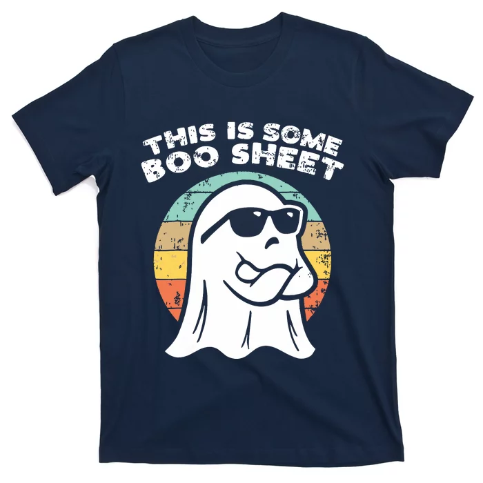 This Is Some Boo Sheet Ghost Sunglasses Halloween T-Shirt