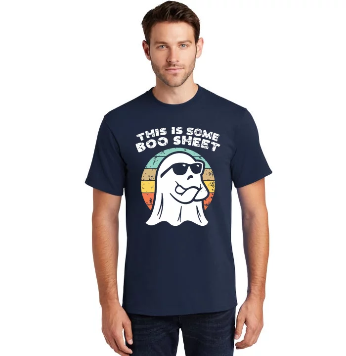 This Is Some Boo Sheet Ghost Sunglasses Halloween Tall T-Shirt