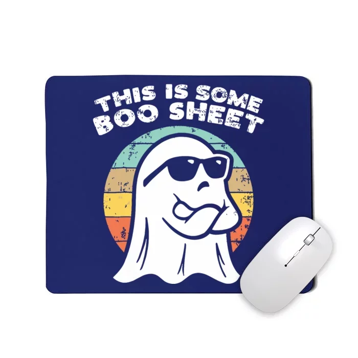 This Is Some Boo Sheet Ghost Sunglasses Halloween Mousepad