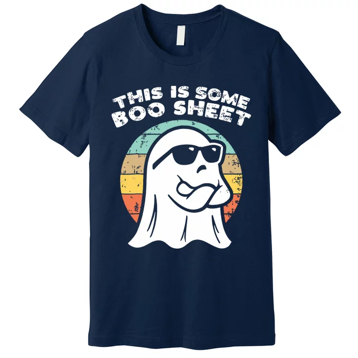 This Is Some Boo Sheet Ghost Sunglasses Halloween Premium T-Shirt