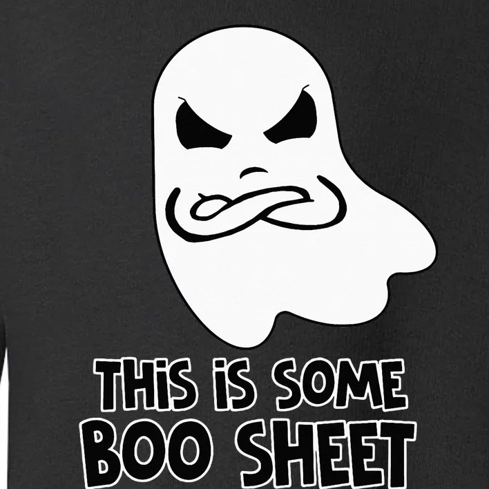 This Is Some Boo Sheet Halloween Toddler Sweatshirt