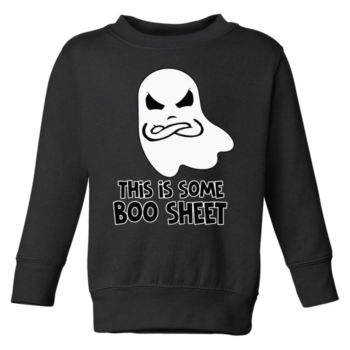 This Is Some Boo Sheet Halloween Toddler Sweatshirt