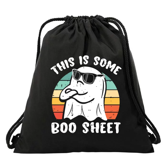 This Is Some Boo Sheet Halloween Ghost Funny Gift Drawstring Bag