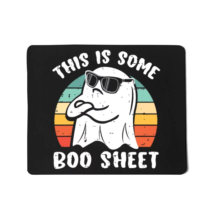 This Is Some Boo Sheet Halloween Ghost Funny Gift Mousepad