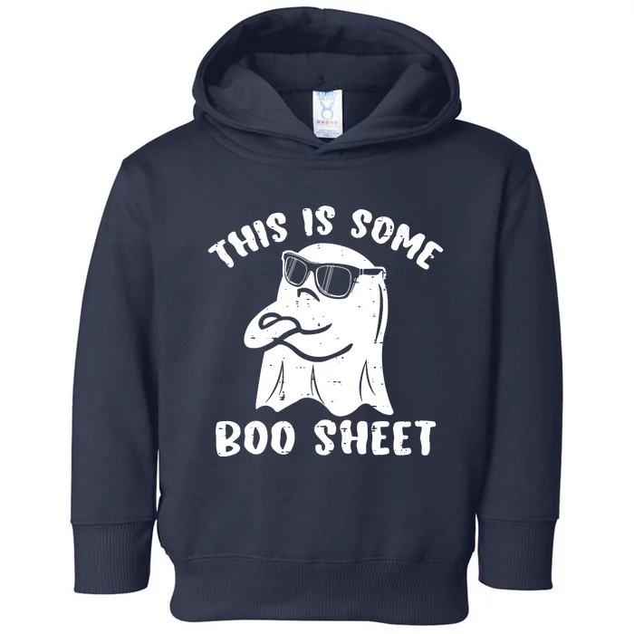 This Is Some Boo Sheet Halloween Ghost Funny Gift Toddler Hoodie