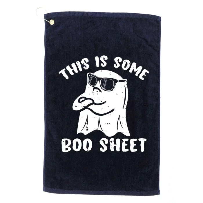 This Is Some Boo Sheet Halloween Ghost Funny Gift Platinum Collection Golf Towel