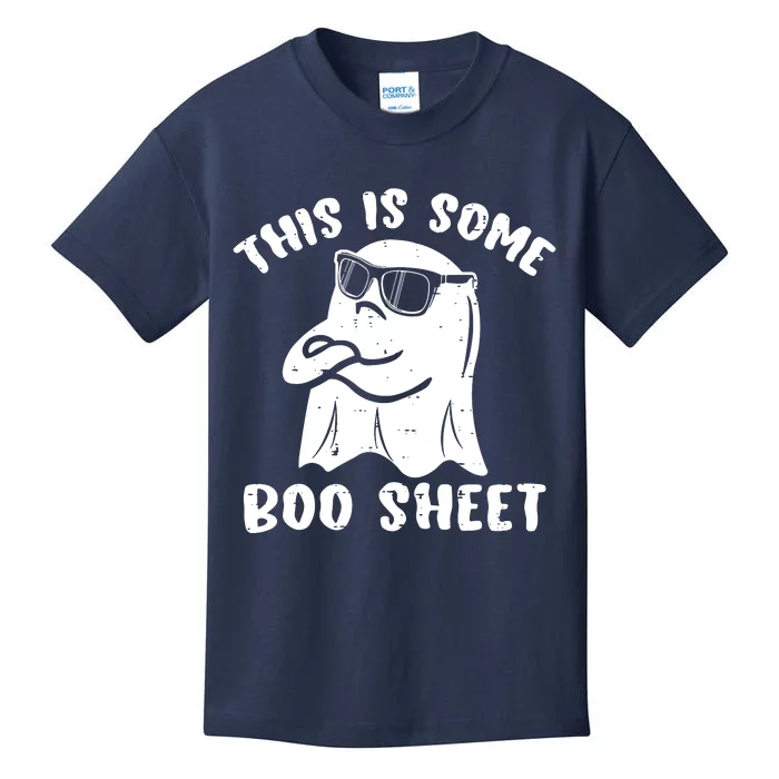 This Is Some Boo Sheet Halloween Ghost Funny Gift Kids T-Shirt