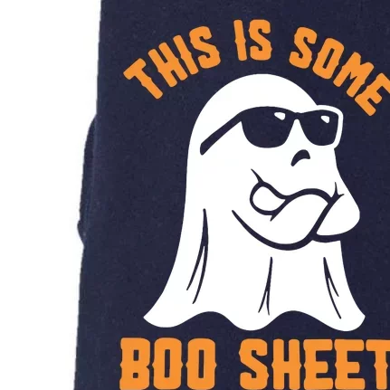 This Is Some Boo Sheet Halloween Ghost Funny Gift Doggie 3-End Fleece Hoodie