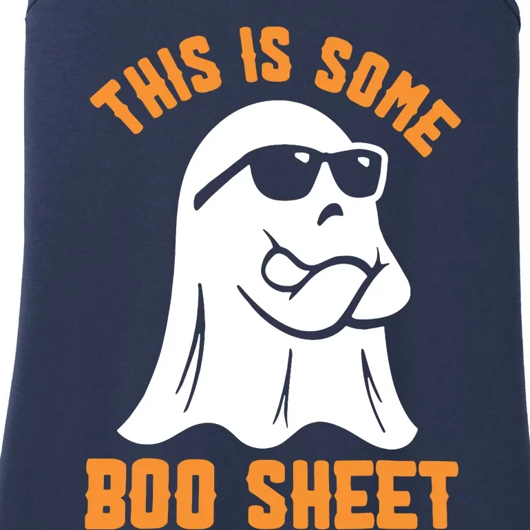 This Is Some Boo Sheet Halloween Ghost Funny Gift Ladies Essential Tank